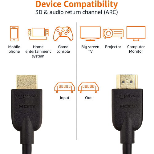 HDMI Cable, 18Gbps High-Speed, 4K@60Hz,