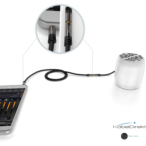KabelDirekt  Headphone Extension Cable, 3.5mm