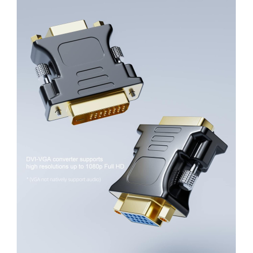 DUEYAGO DVI Male to VGA Female Adapter 