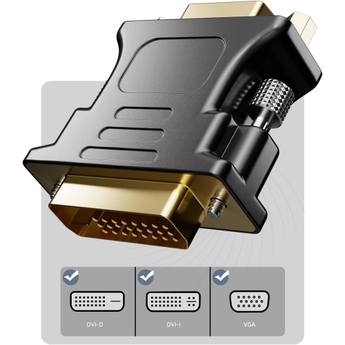 DUEYAGO DVI Male to VGA Female Adapter 