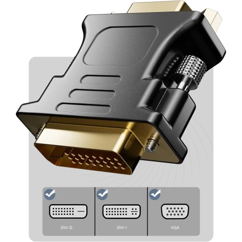 DUEYAGO DVI Male to VGA Female Adapter 