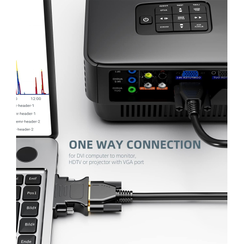 DUEYAGO DVI Male to VGA Female Adapter 