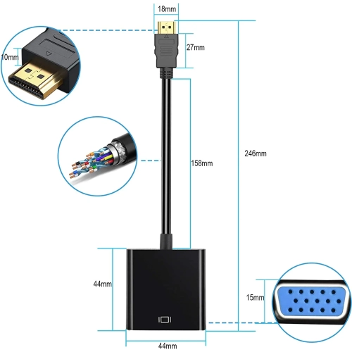 HDMI to VGA Adapter