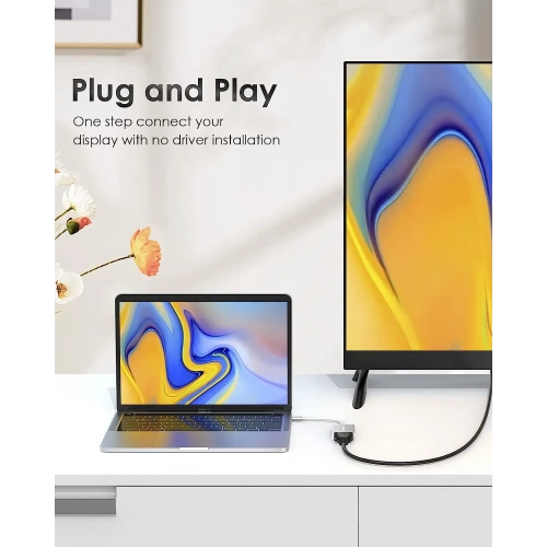 USB C to VGA Cable Adapter