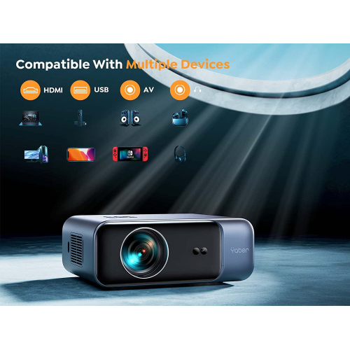  YABER Pro V9 4K Projector with WiFi 6