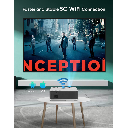 TMY Native 1080P  with 5G WiFi and Bluetooth 5.1 4K