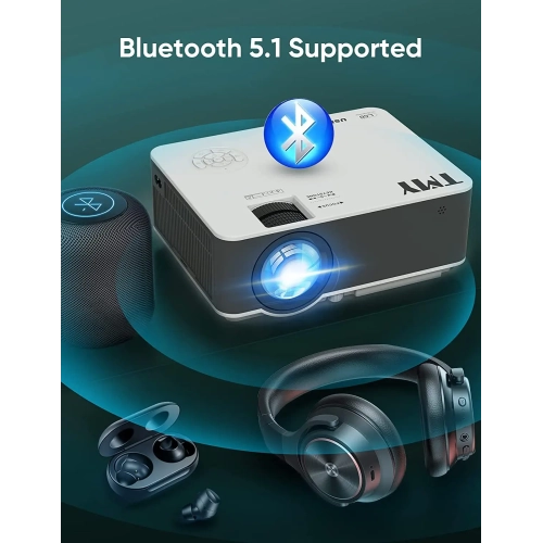 TMY Native 1080P  with 5G WiFi and Bluetooth 5.1 4K