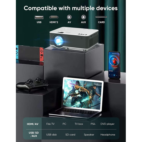 TMY Native 1080P  with 5G WiFi and Bluetooth 5.1 4K