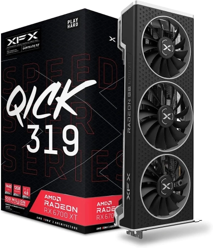 XFX Speedster QICK319 AMD Radeon RX 6700 XT 12GB