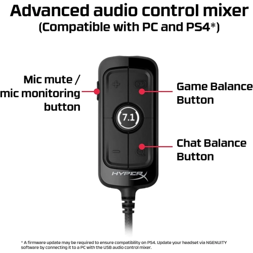 HyperX Cloud Alpha S ,7.1 Surround Sound