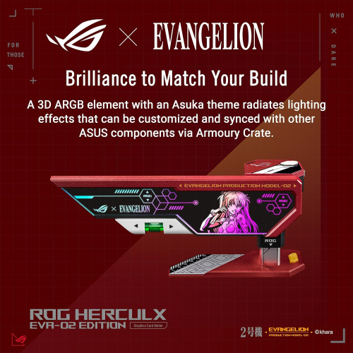 ASUS ROG Herculx EVA-02 Edition Graphics Card Holder