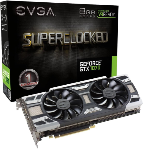 EVGA SC GAMING ACX 3.0 Nvidia GeForce GTX 1070 8GB