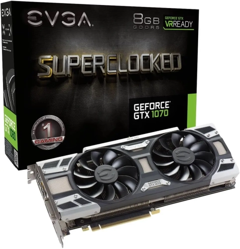 EVGA SC GAMING ACX 3.0 Nvidia GeForce GTX 1070 8GB