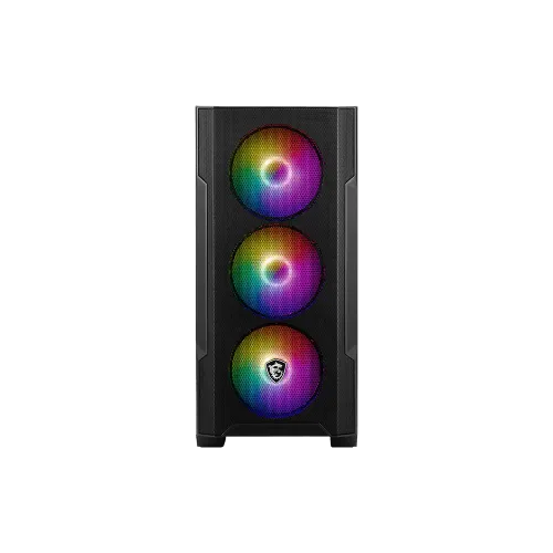 MSI MAG Forge M100A Mini-Tower RGB PC Case - 4x120mm RGB Fans