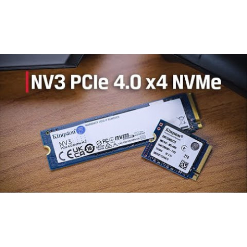 SSD NVMe PCIe 4.0 per laptop  SSD Kingston NV3 PCIe 4.0 NVMe M.2 (2280 & 2230)